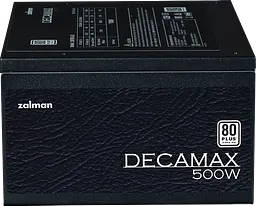 Блок живлення Zalman Decamax 500W 80+ (ZM500-LX3) - мініатюра 4