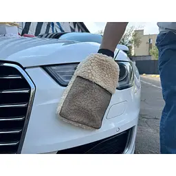 Рукавичка для миття авто вовна Bottari Wool 25х15 см - мініатюра 5