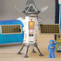 Ігровий набір Місія «Побудуй станцію зв'язку» Astropod Silverlit 80333 конструктор з фігуркою - мініатюра 7