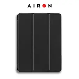 Чехол AIRON Premium SOFT для iPad Air 13 2024 с защитной пленкой и салфеткой Black - мініатюра 3