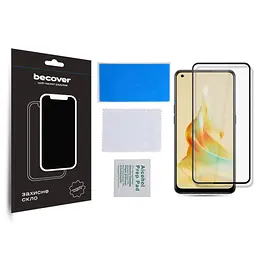 Скло захисне BeCover Oppo Reno8 T Black (709771) - мініатюра 3