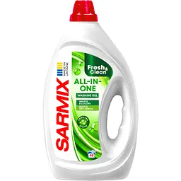 Набір: Гель для прання Sarmix All-in-One 900 мл + Гель для прання Sarmix Color 900 мл - мініатюра 2