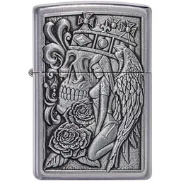 Запальничка Zippo Skull And Angel Emblem - мініатюра 2