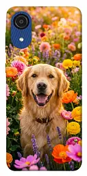TPU чохол Demsky Flowery labrador для Samsung Galaxy A03 Core