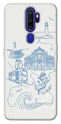 TPU чехол Demsky Southern pearl для Oppo A5 (2020) / Oppo A9 (2020)