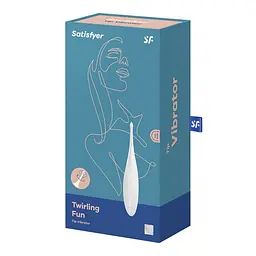 Вібратор для клітора Satisfyer Twirling Fun 17.5 см білий - мініатюра 8