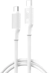 Кабель XO PD Type-C to Type-C NB-Q265B 60W/1m White