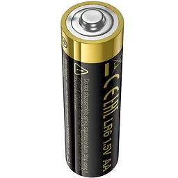 Батарейки Hoco JA1A AA LR6 Alkaline 2 pcs Black - мініатюра 4