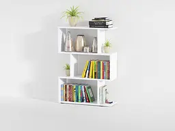 Cтелаж полица для книг Lova Білий Ш 700 / В 974 / Г 238 - мініатюра 1