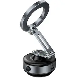 Автотримач Hoco DCA65 Magnetic ring Black - мініатюра 3