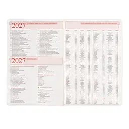 Щоденник діловий Leo Planner 2027 City А6 твердий червоний 352 сторінки (252762) - мініатюра 5