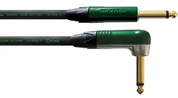 Инструментальный кабель Jack 6,3 — Jack 6,3 угловой 3.0м Cordial CRI 3 PR - мініатюра 1