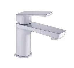 Змішувач для умивальника Topaz Lexi TL 21201-H57-WW Білий