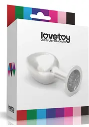 Анальна пробка - Heavy Metal Anal Plug Silver Rosebud Spiral Darkblue - мініатюра 2