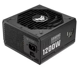 Блок живлення 1200 Вт, Asus TUF Gaming Gold, Black, модульний, 80+ Gold, Active PFC, 135 мм, 4xMolex / 5xSATA / 2x16-pin / 3x6+2-pin / 2x4+4-pin / 1x20+4-pin, захист OPP/OVP/UVP/SCP/OCP/OTP, ATX 12V (TUF-GAMING-1200G) - мініатюра 2