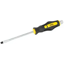 Викрутка ударна шліцева плоска Mastertool SL6 x 125мм HEX 49-6612
