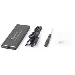 Зовнішня кишеня Gembird M.2 (NGFF), USB3.0, чорний (EE2280-U3C-01) - мініатюра 4