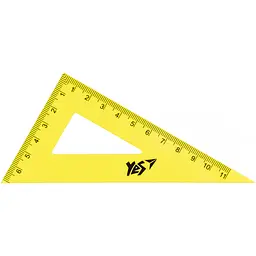 Трикутник Yes прямокутний 11 см флуоресцентний (370305)