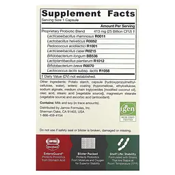 Пробіотики і пребіотики Jarrow Formulas Jarro-Dophilus EPS 25 Billion 60 вегакапсул - мініатюра 2