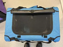 М'яка клітка-переноска для собак Pet Travel II Blue-black - мініатюра 7