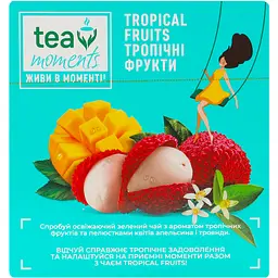 Чай Tea Moments Tropical Fruits 34 г (20 пір. х 1.7 г) - мініатюра 4