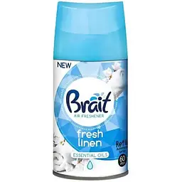 Змінний балон BRAIT 250мл для автоматичного ароматизатора повітря Fresh Linen