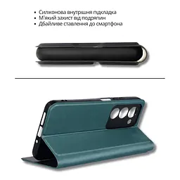 Чохол до мобільного телефона BeCover Exclusive New Style Samsung Galaxy A57 SM-A576 Dark Green (714928) - мініатюра 7