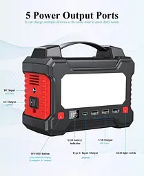 Портативна зарядна станція Remax Tank Series 150W Power Station RPP-325 - мініатюра 3