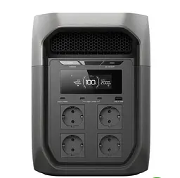 Зарядна станція EcoFlow DELTA 3 Max 2400Вт (Пік 4800 Вт) 2048 Вт·год Найновіші батареї LiFePO4 Наші Розетки