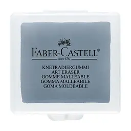 Гумка Faber-Castell «Клячка» Kneadable Art в пластиковій коробочці, колір сірий (24291)