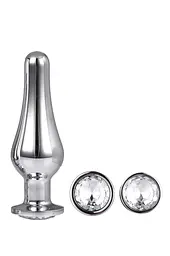 Анальні пробки набір металевих іграшок Dream Toys Gleaming Love Pleasure Set Silver — 3 конічні розміри - мініатюра 5