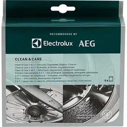 Electrolux Набір Electrolux для чищення пральних та посудомийних машин, 6x50гр - мініатюра 2