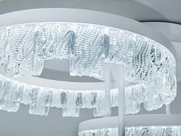 Сучасна стельова LED-люстра Diasha MX78204/3WH 90W, три кільця, 3 режими світла, 52 см - мініатюра 6