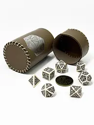 Настільна гра Планета Ігор Чаша для кубиків D20 (коричнева) (Dice cup D20 brown) (pi-dc005) - мініатюра 7