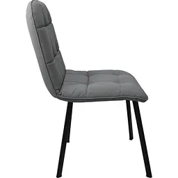 Кухонный стул Примтекс плюс Santi FL black HL-19, бархат черный. (Santi FL black HL-19) - миниатюра 3