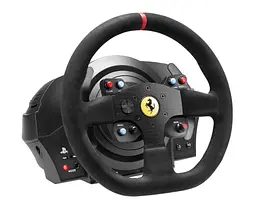 Ігрове кермо з педалями Thrustmaster T300 Ferrari Integral RW Alcantara edition Black (4160652) [58197] - мініатюра 2