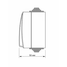 Вимикач Videx BINERA IP65 зовнішній 1кл сірий (VF-BNW11-36125) - мініатюра 5