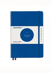 Блокнот Leuchtturm1917, Bauhaus Edition, Середній, королівський синій, крапка (359618)