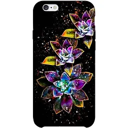 Чохол Demsky Flowers on black для Apple iPhone 6/6s plus (5.5)