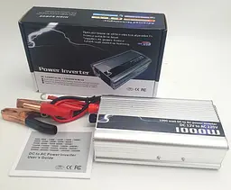Автоінвертор-перетворювач напруги 12 V-220 V 1000 Вт і USB-виходом 12 V у 220 V 1000 W Power Inverter