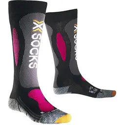 Шкарпетки X-Socks Ski Carving Silver Woman 35-36 Сірий/Рожевий (1068-X20357 35-36 X0A)