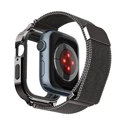 Чохол-ремінець Spigen Metal Fit Pro для Apple Watch 44/45mm Graphite (ACS04585) - мініатюра 5