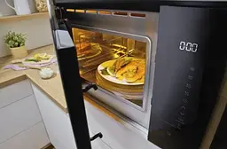 Мікрохвильова піч Gorenje вбудовувана 25л 900Вт гриль дисплей інвертор чорний - мініатюра 2