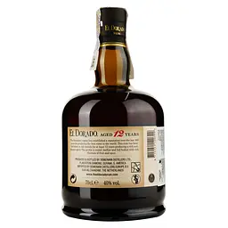 Ром El Dorado 12 Year Old, 40%, 0,7 л - мініатюра 3