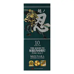 Віскі Shinobu 10 yo Blended Malt Japanese Whisky 43% 0.7 л у подарунковій упаковці - мініатюра 2
