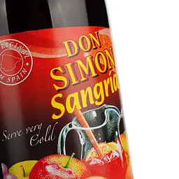 Вино Don Simon Sangria, червоне, солодке, 7%, 1 л - мініатюра 3