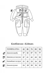 Комбінезон - ромпер для малюків "Kolman" зріст 62 см (0 - 3 міс.) MagBaby - мініатюра 3