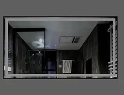 Дзеркало Dusel DE-M0061S1 Silver 75x100 см, Сірий - мініатюра 9