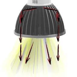 Лампа ультрафіолетова UVA/UVB Terrario Reptile's LED UVB 10.0 3W - мініатюра 11