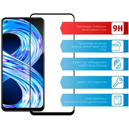 Скло захисне ACCLAB Full Glue Realme 8 (1283126523205) - мініатюра 3